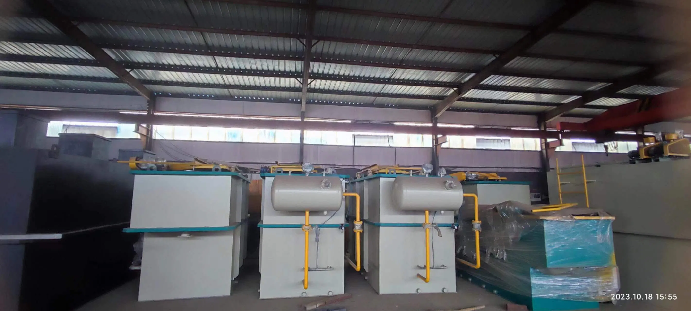Sistema de Flotação por Ar Dissolvido de Ponta para Efluentes de Fábrica de Nova Energia