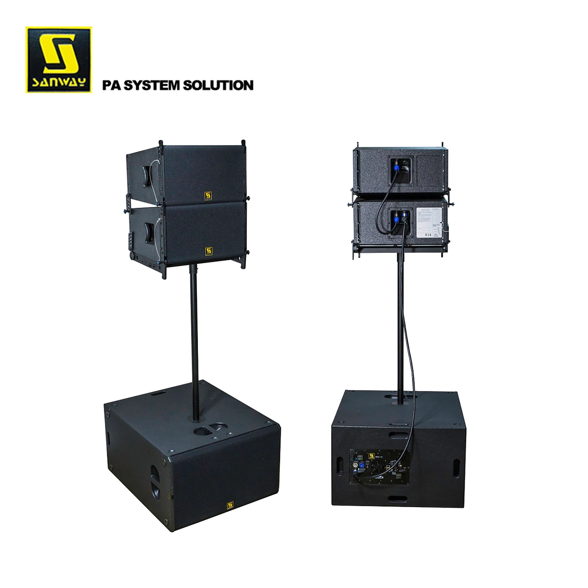Vr10 10 Polegada Superior S30 15 Sistema de Som de Array Lineares com Subwoofer Alimentado de Polegada