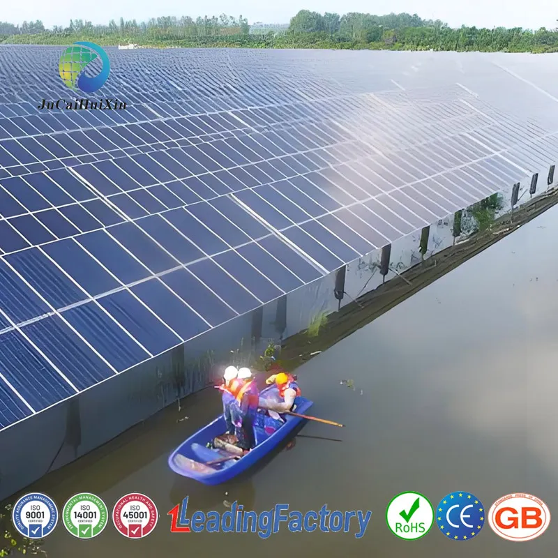 Sistema de Montagem de Painéis Solares Centralizado para Estruturas Flutuantes de Cimento