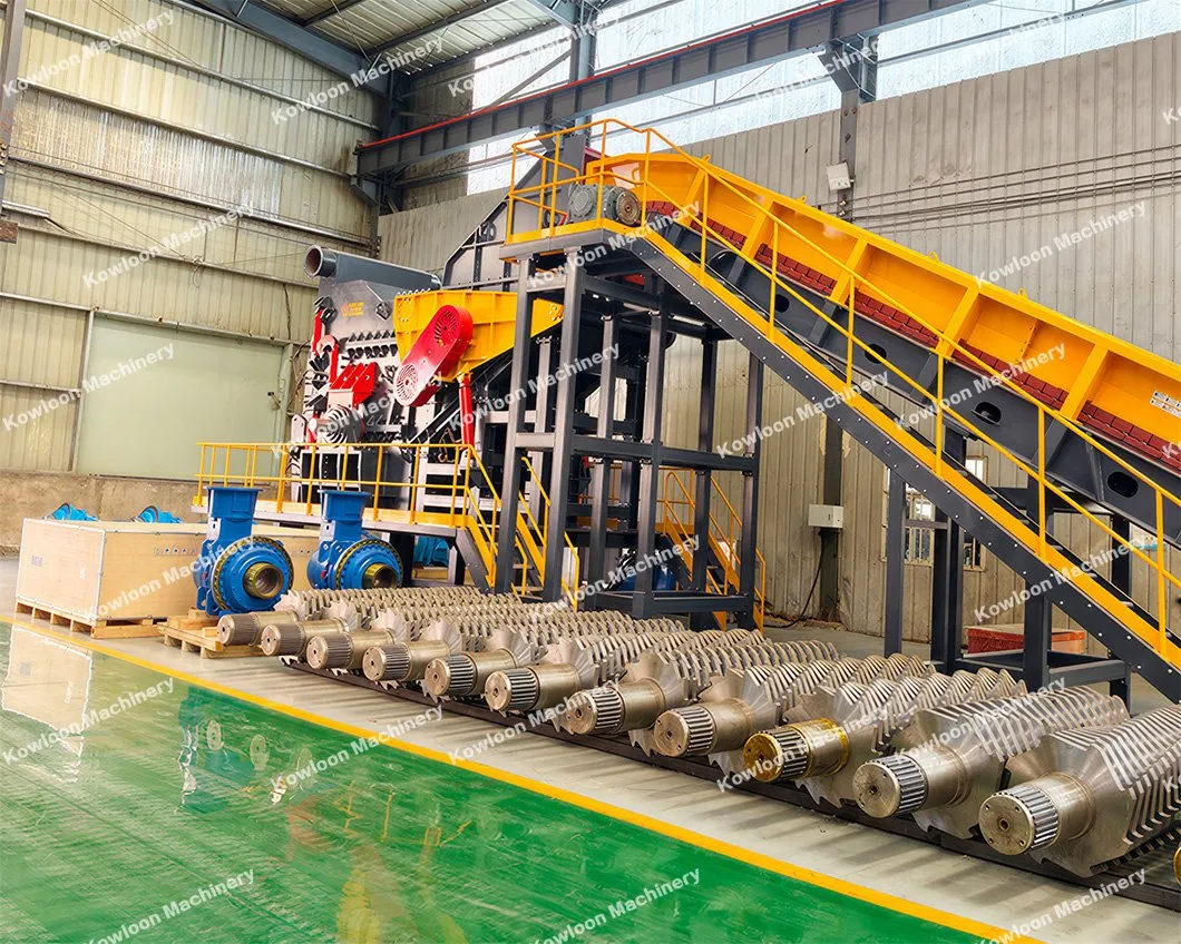 Equipamento de Recuperação de Metal de Triturador de Sucata Sistema de Reciclagem de ELV