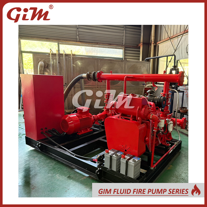 300-5000gpm Pacote Personalizável de Bomba de Incêndio Completo com Sistema de Bomba de Combate a Incêndios com Motor Diesel