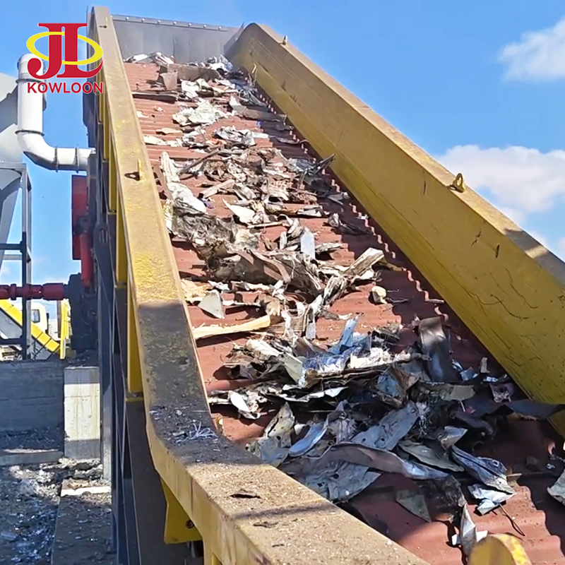 Equipamento de Recuperação de Metal de Triturador de Sucata Sistema de Reciclagem de ELV