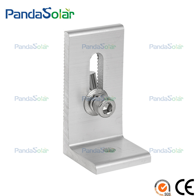 Suporte Solar para Telhado Metálico em Aço Inoxidável SUS304 Sistema de Montagem Solar Kliplok
