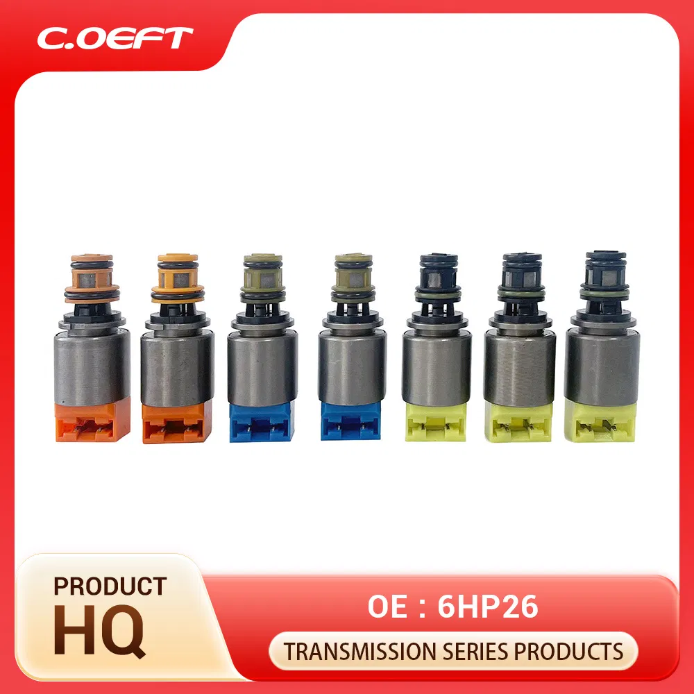C. Oeft Peças de Auto de Alta Qualidade 7PCS/Set 6HP26 Solenoide de Transmissão Refabricado para Componentes Essenciais de Caixas de Câmbio BMW