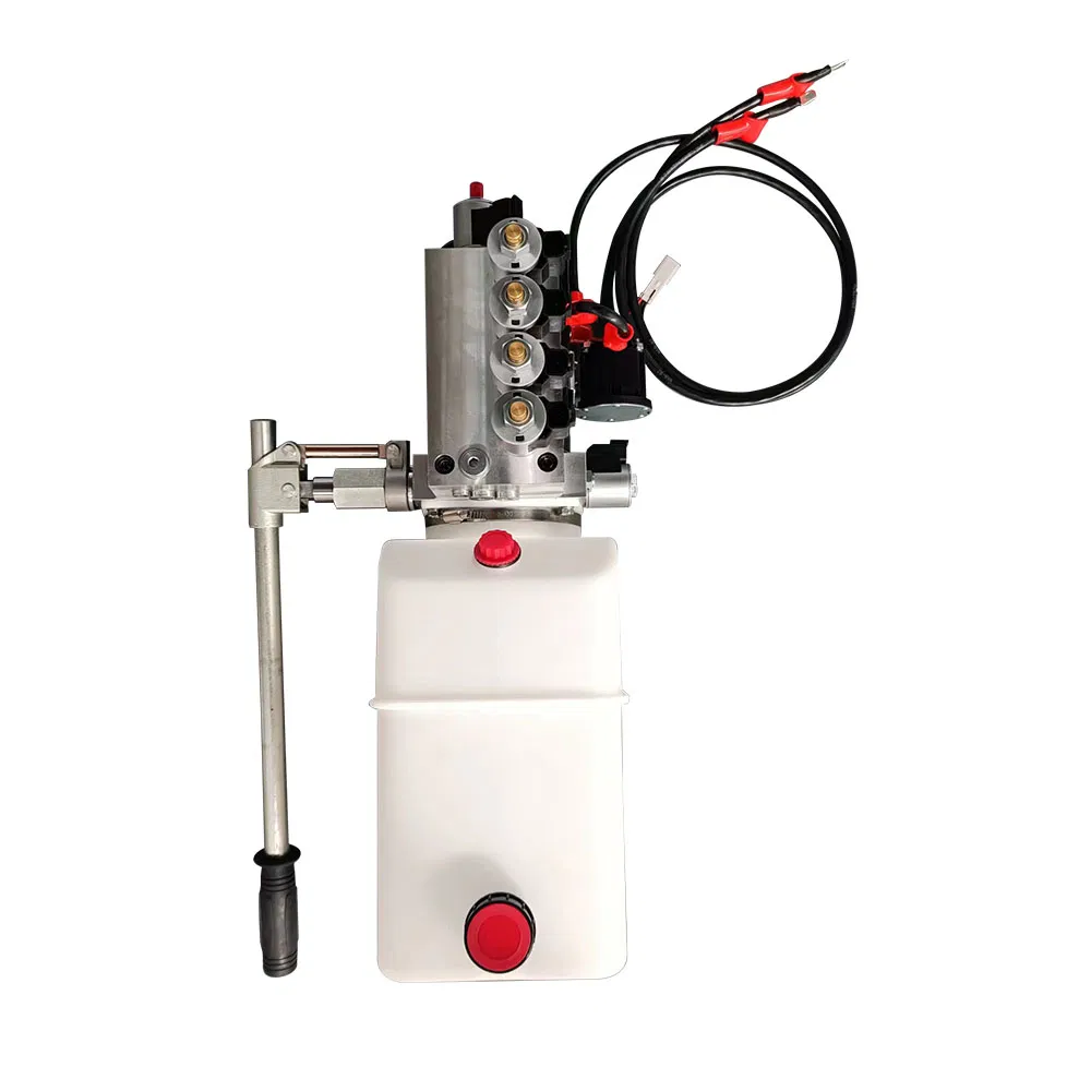 Unidade de Potência Hidráulica Elétrica DC para Porta Traseira com Motor, Chave Solenoide e Contator
