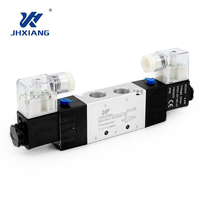 Válvula Solenoide Pneumática Componentes Pneumáticos Duráveis 4V410-15 para Controle Eficaz de Fluidos