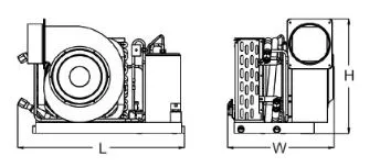 Sistema de Ar Condicionado Marinho Compacto 9000BTU para Iates