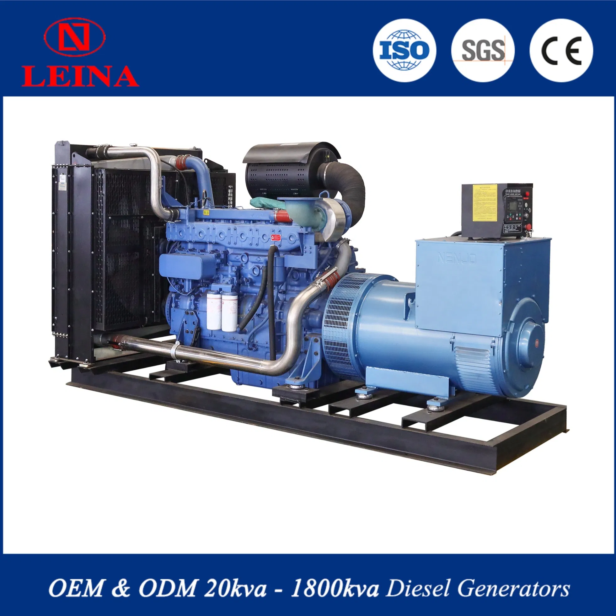 Gerador Diesel Poderoso 1500kVA com Cumminss Weichai Yuchai