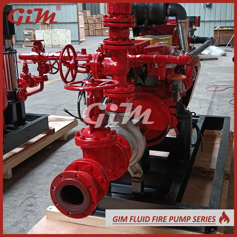 300-5000gpm Pacote Personalizável de Bomba de Incêndio Completo com Sistema de Bomba de Combate a Incêndios com Motor Diesel
