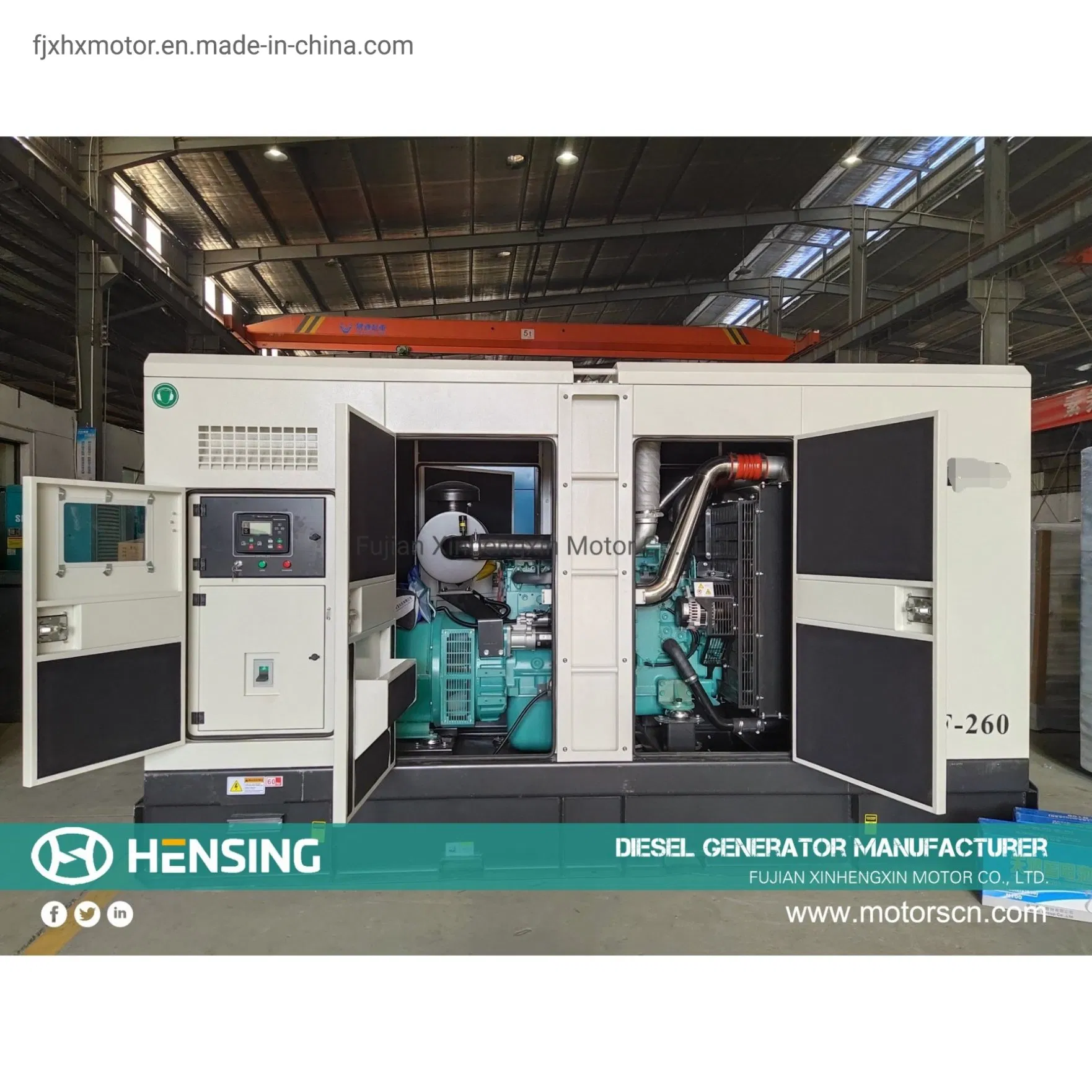 400kVA 450kVA 480kVA 500kVA Gerador Diesel Silencioso Cummins Sistema Sincronizado Preço de Fábrica