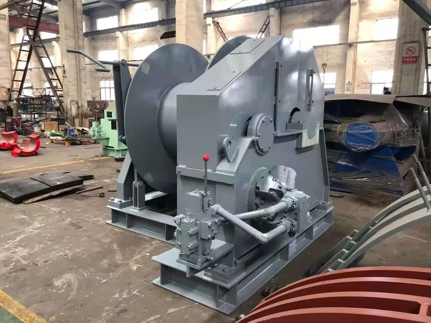 Sistema de Guincho Hidráulico Industrial Marinho 15 Ton
