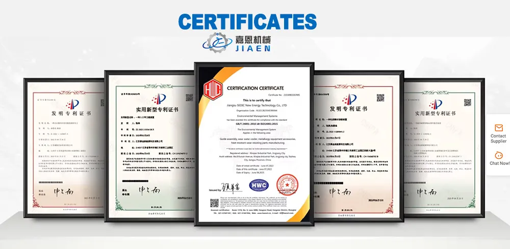 Nossas Certificações Industriais