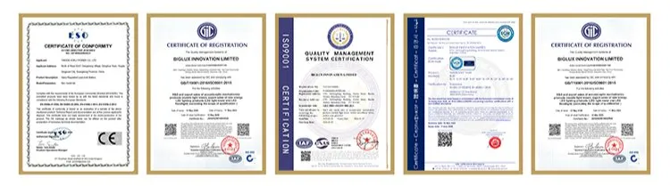 Certificados de conformidade e testes técnicos