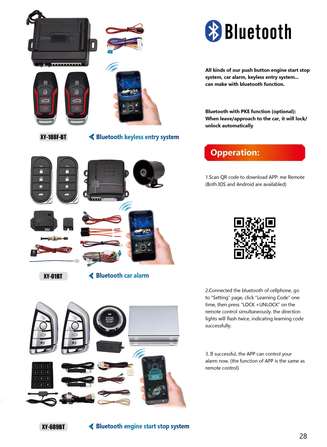 12V Sistema de Alarme Inteligente para Veículos com Entrada Sem Chave APP Alarme Antirroubo para Chevrolet Onix Entrada Sem Chave