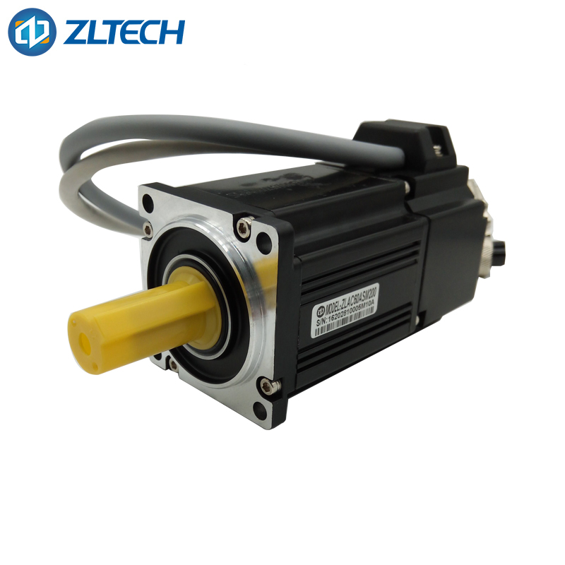 Zltech NEMA24 24V AC 200W 3000rpm 0.637n. Motor Servo Elétrico Sem Escovas com 1024 2500 Encoder de Fio para Braço Robótico