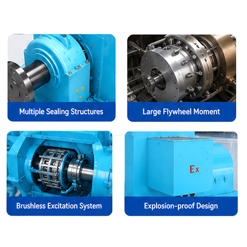 Novo Produto Motores Síncronos de Excitação Brushless de Baixa Velocidade para Compressores Petroquímicos