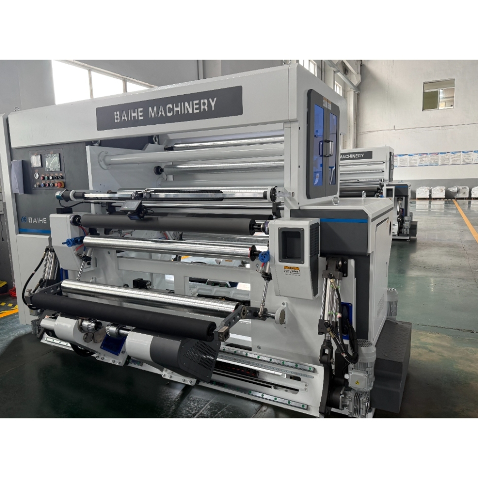 Máquina de Rebobinagem Automatizada Plus Rebobinador de Corte e Sistema de Inspeção de Alta Precisão