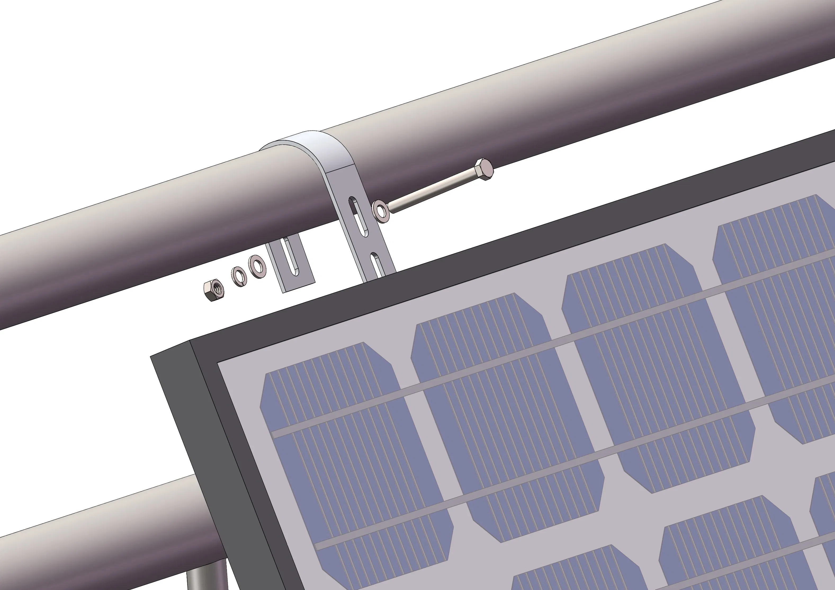 Sistema de Montagem Solar Ecológico para Varanda com Instalação Fácil