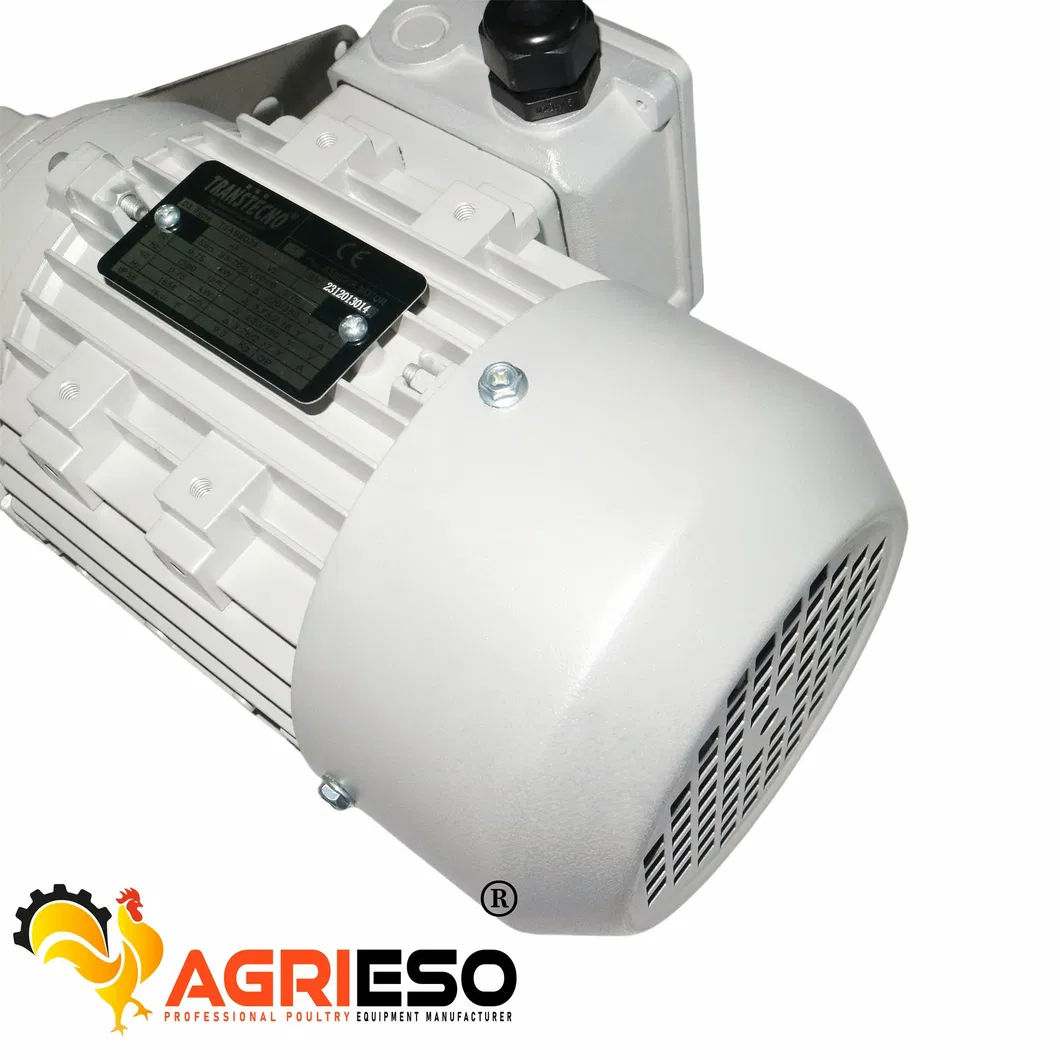 Sistema de Motor para Fazendas de Frangos Agriseo Automático Linha de Aves Transtecno Itália 0.75kw