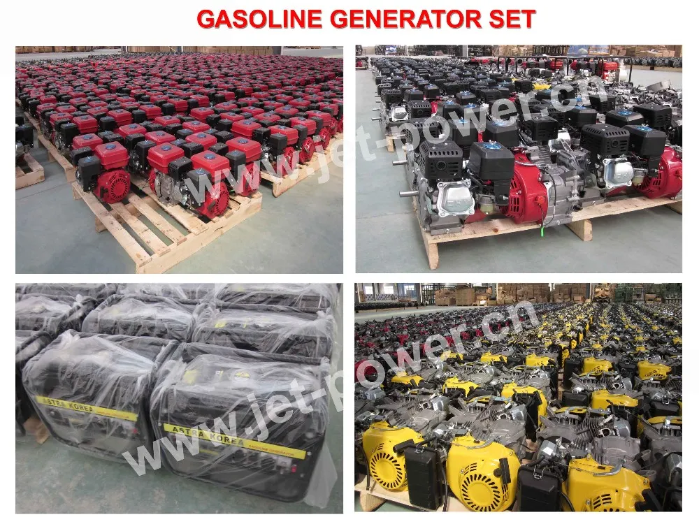 Gerador a Gasolina Super Silencioso com Início Elétrico e Sistema de Partida Recoil 8500W 9000W 10000W