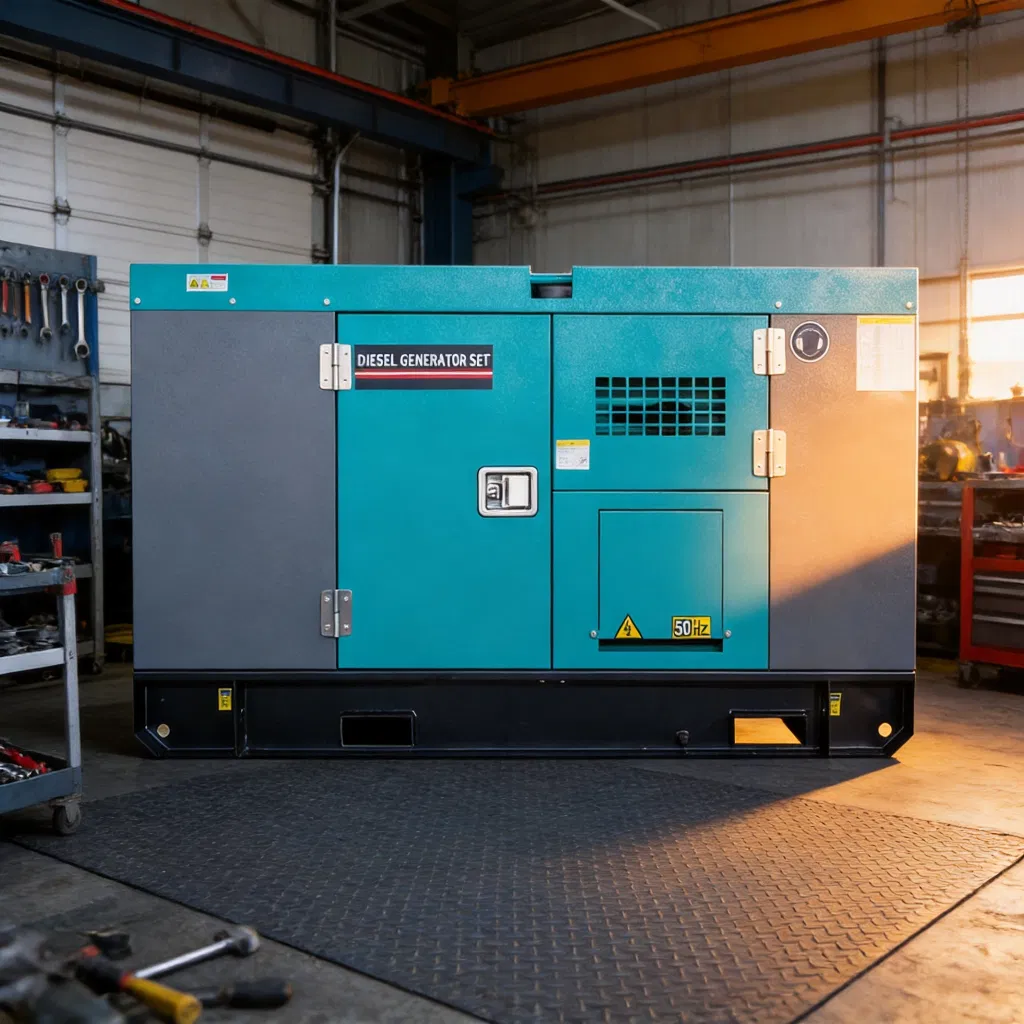 Gerador Diesel Silencioso 130kVA Sistema de Energia Pesada para Construção