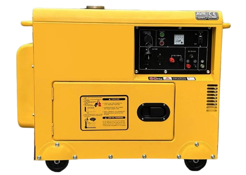 Sistemas de Geradores Diesel Confiáveis 6kw para Uso Industrial