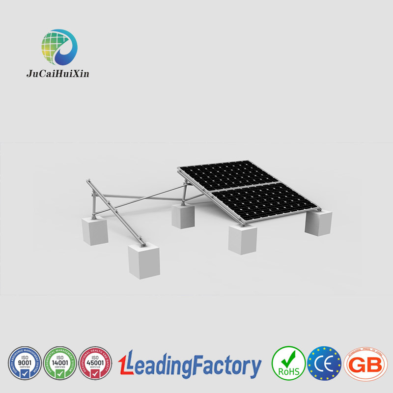 Sistema de Montagem de Painéis Solares para Telhados Planos Jchx Solar