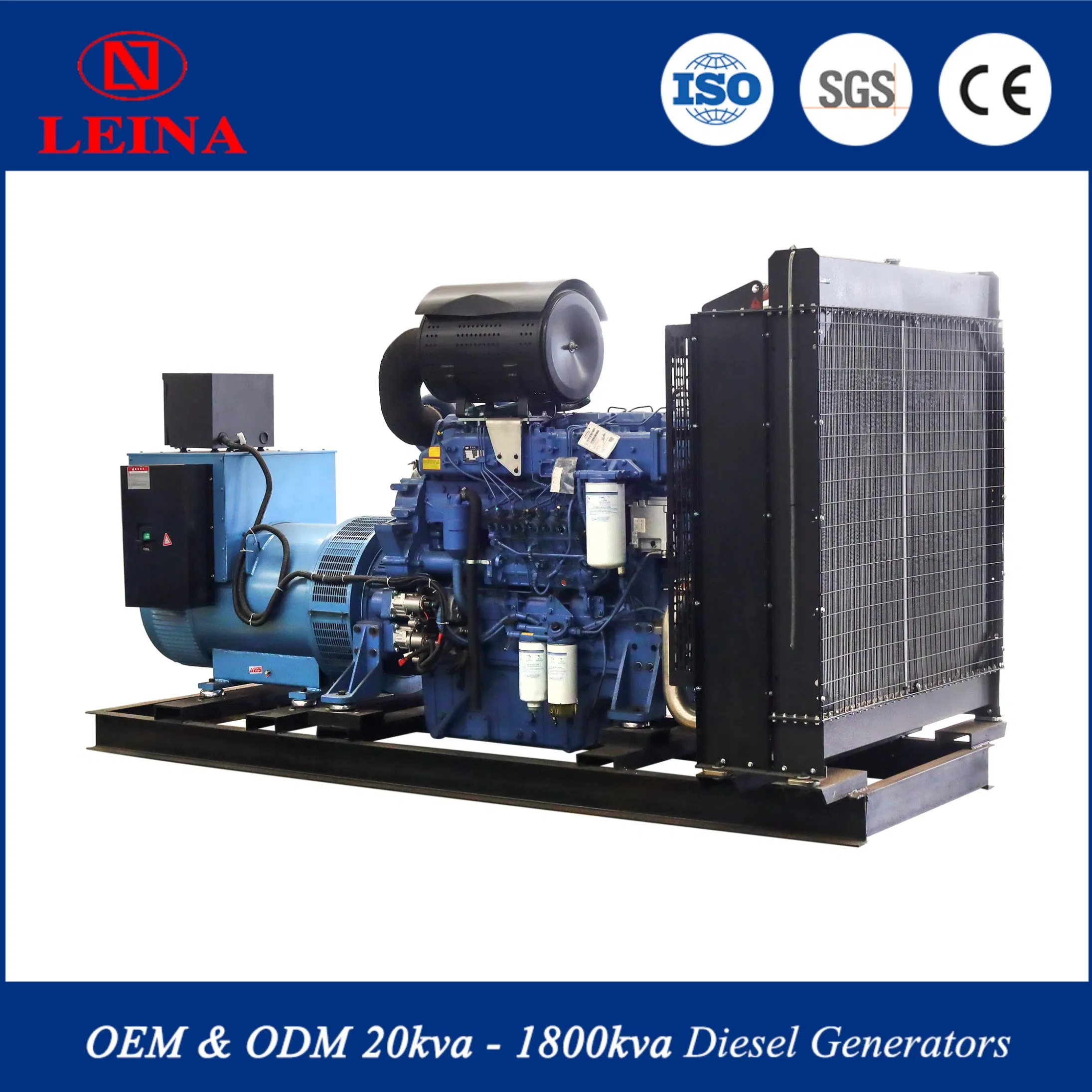Gerador Diesel Poderoso 1500kVA com Cumminss Weichai Yuchai