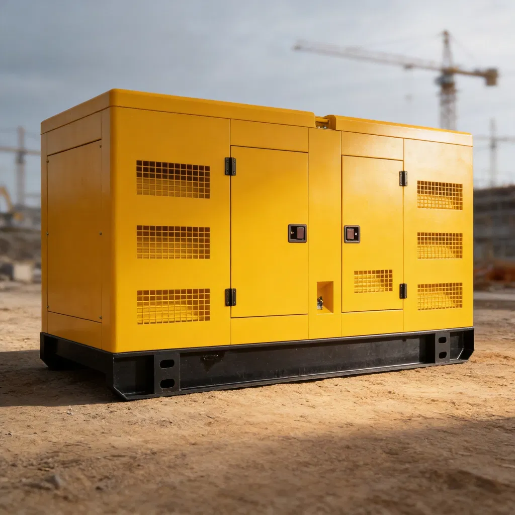 Gerador Diesel Weichai 400kw 500kw 600kw Construção Pesada Sistema Ultra Silencioso