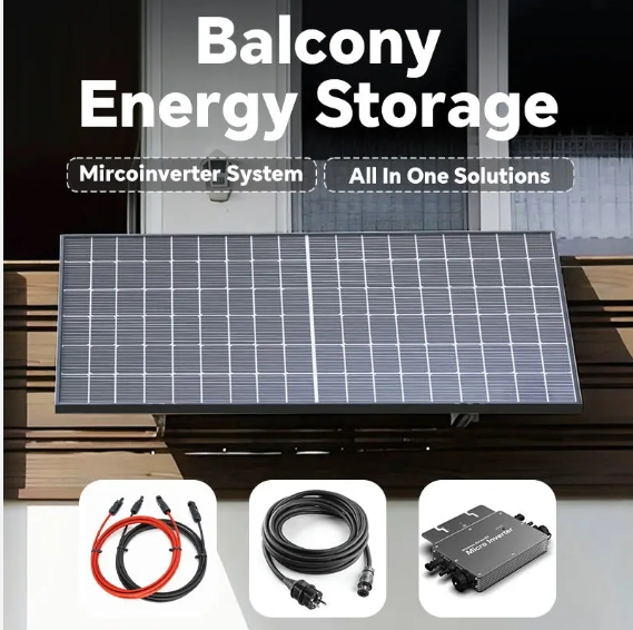 800W Sistema Solar de Balcão com LiFePO4 Armazenamento Certificado VDE para Lares na UE