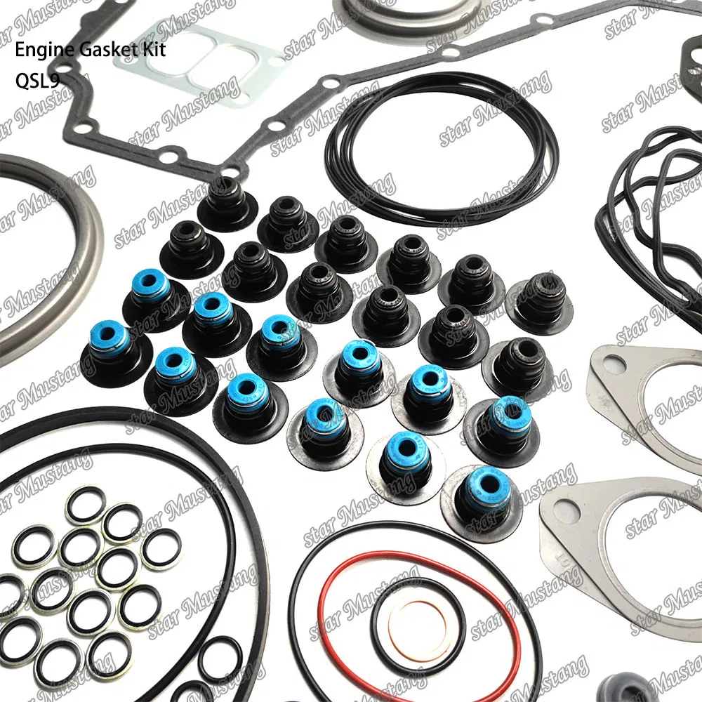 Qsl9 Kit de Juntas do Motor Adequado para Motores Cummins Peças