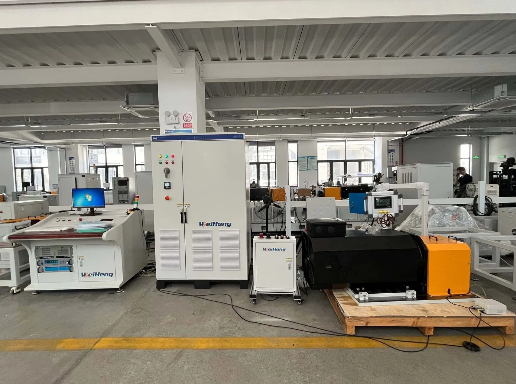 Sistema de Teste de Motor de Direção Elétrica com Controle de Torque de Suportes Modulares Industriais Consistentes