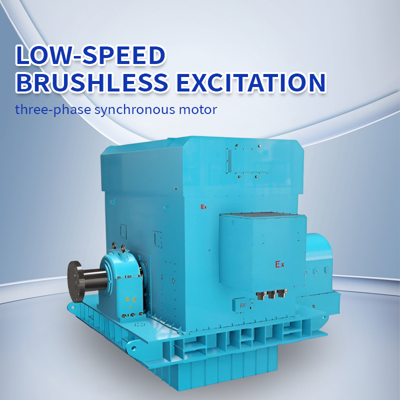 Novo Produto Motores Síncronos de Excitação Brushless de Baixa Velocidade para Compressores Petroquímicos