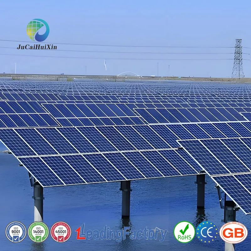 Sistema de Montagem de Painéis Solares Centralizado para Estruturas Flutuantes de Cimento