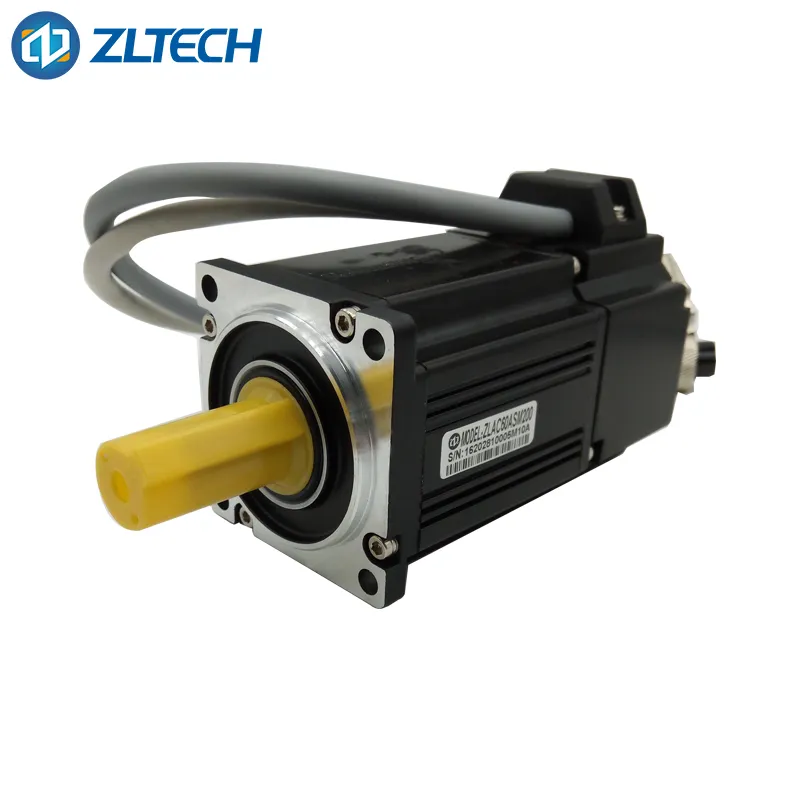 Zltech NEMA24 24V AC 200W 3000rpm 0.637n. Motor Servo Elétrico Sem Escovas com 1024 2500 Encoder de Fio para Braço Robótico