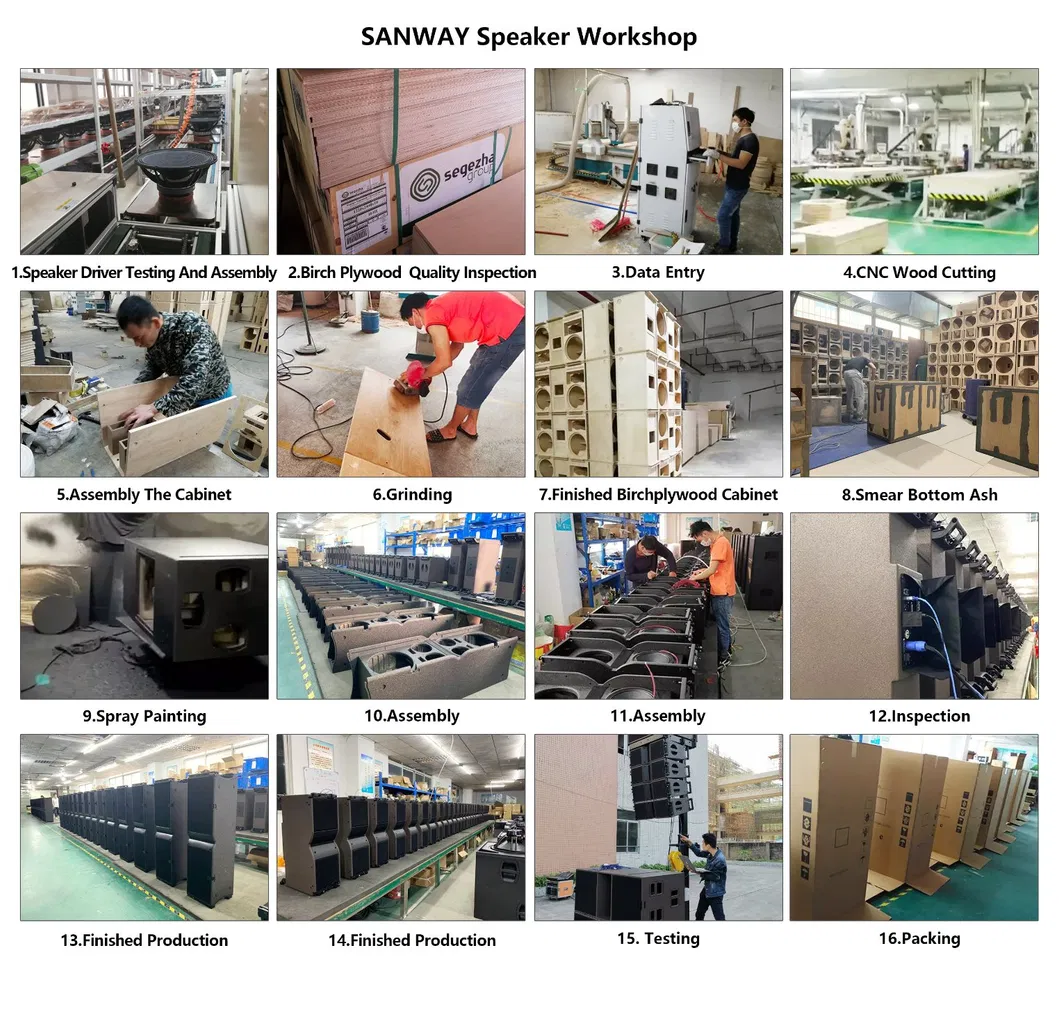 Vr10&S30 10 Sistema de Array Lineares Alimentado de 15 Polegadas de Tops e 15 Polegadas de Subs