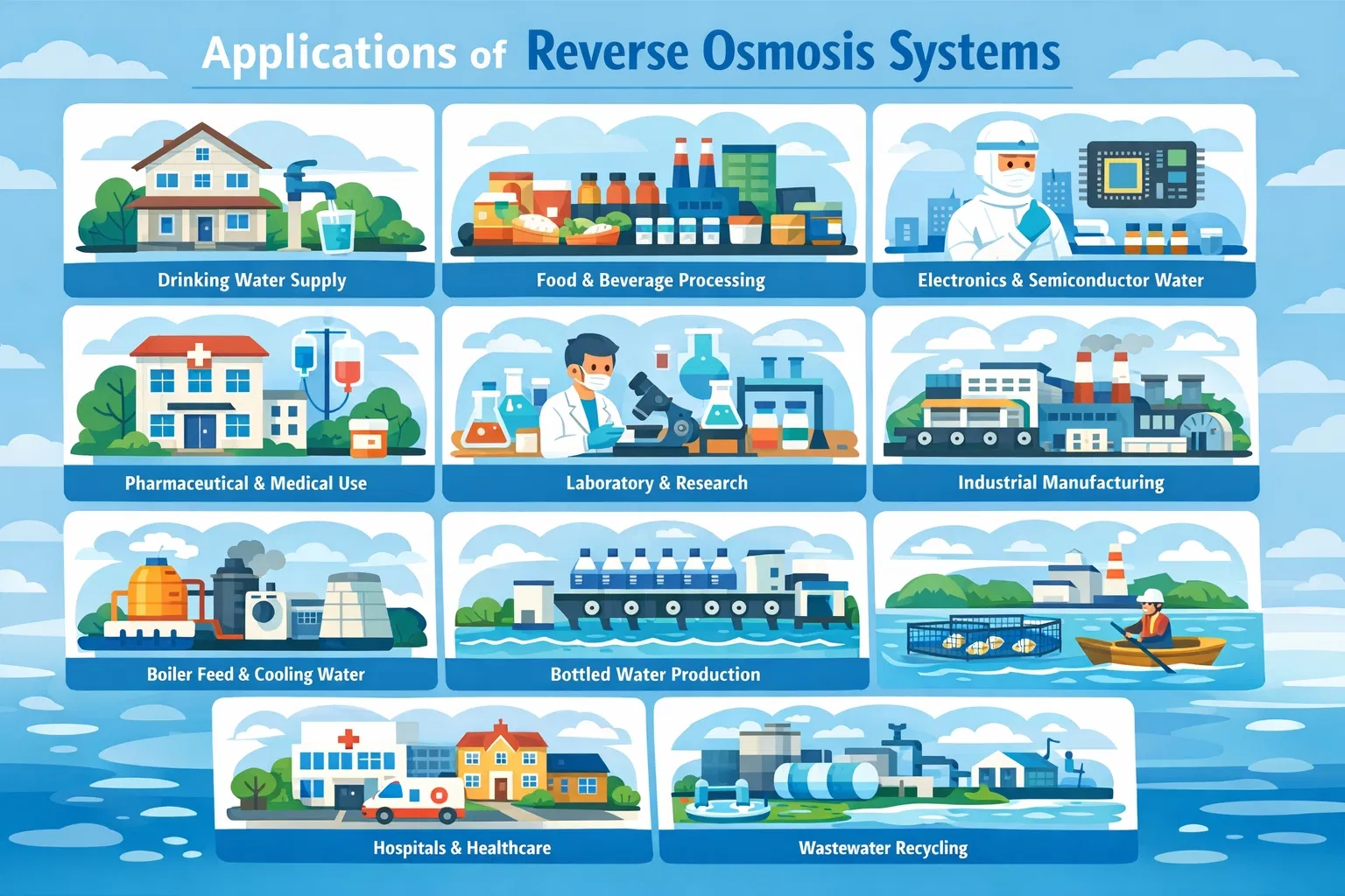 Aplicações de Osmose Reversa