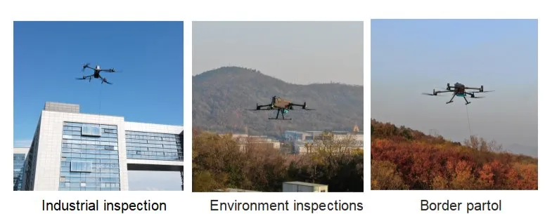 Drone em operação