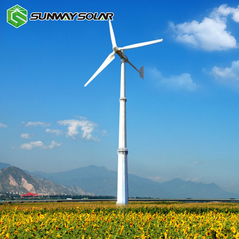 220V Gerador de Vento 3kw 5kw Turbina Eólica Sistema de Geração de Energia Solar e Eólica Preço