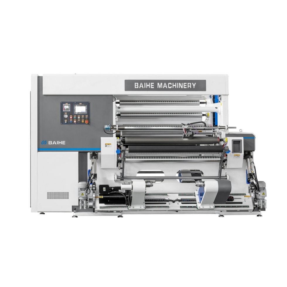 Máquina de Rebobinagem Automatizada Plus Rebobinador de Corte e Sistema de Inspeção de Alta Precisão