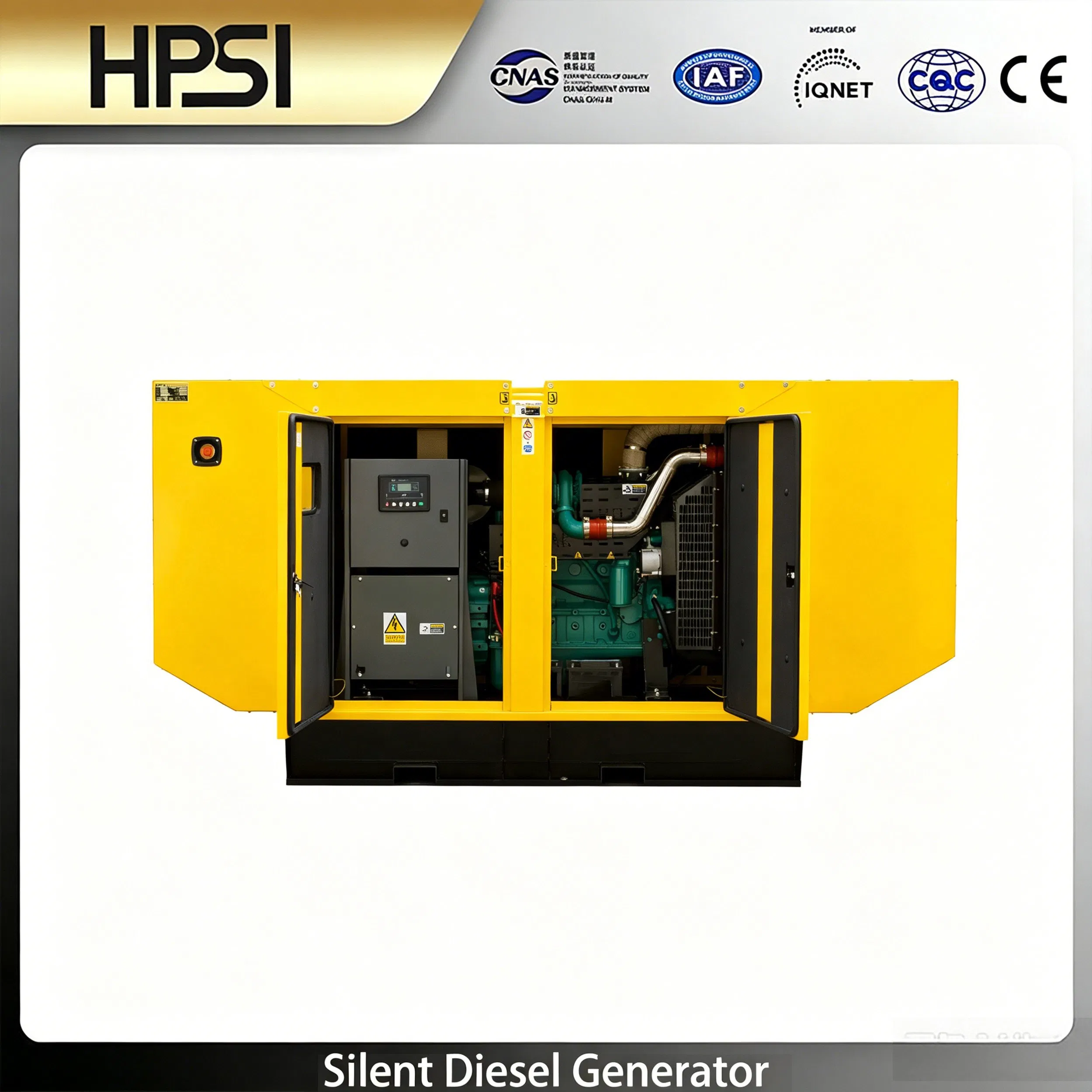 175kVA 50Hz Gerador à Prova de Som para Uso Pesado com Sistema ATS