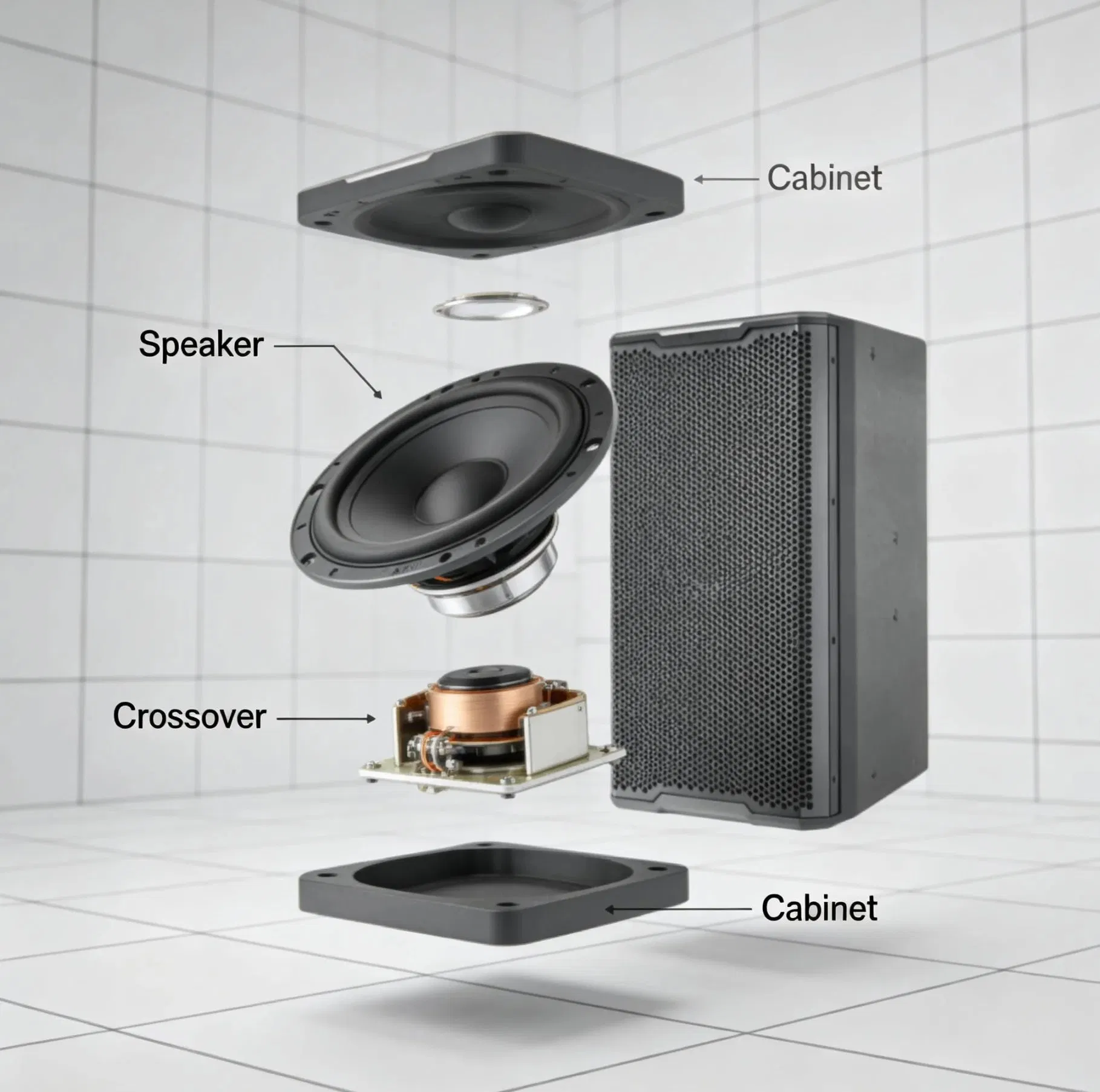 Sistema de Som de Linha Array de Alta Potência Premium com Clareza e Alcance Excepcionais para Aplicações de Áudio Profissional em Grandes Locais, Concertos e Eventos
