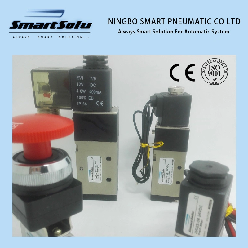 Fabricante de Componentes Pneumáticos para Cilindro de Ar, Válvula Solenoide, Conexões Pneumáticas