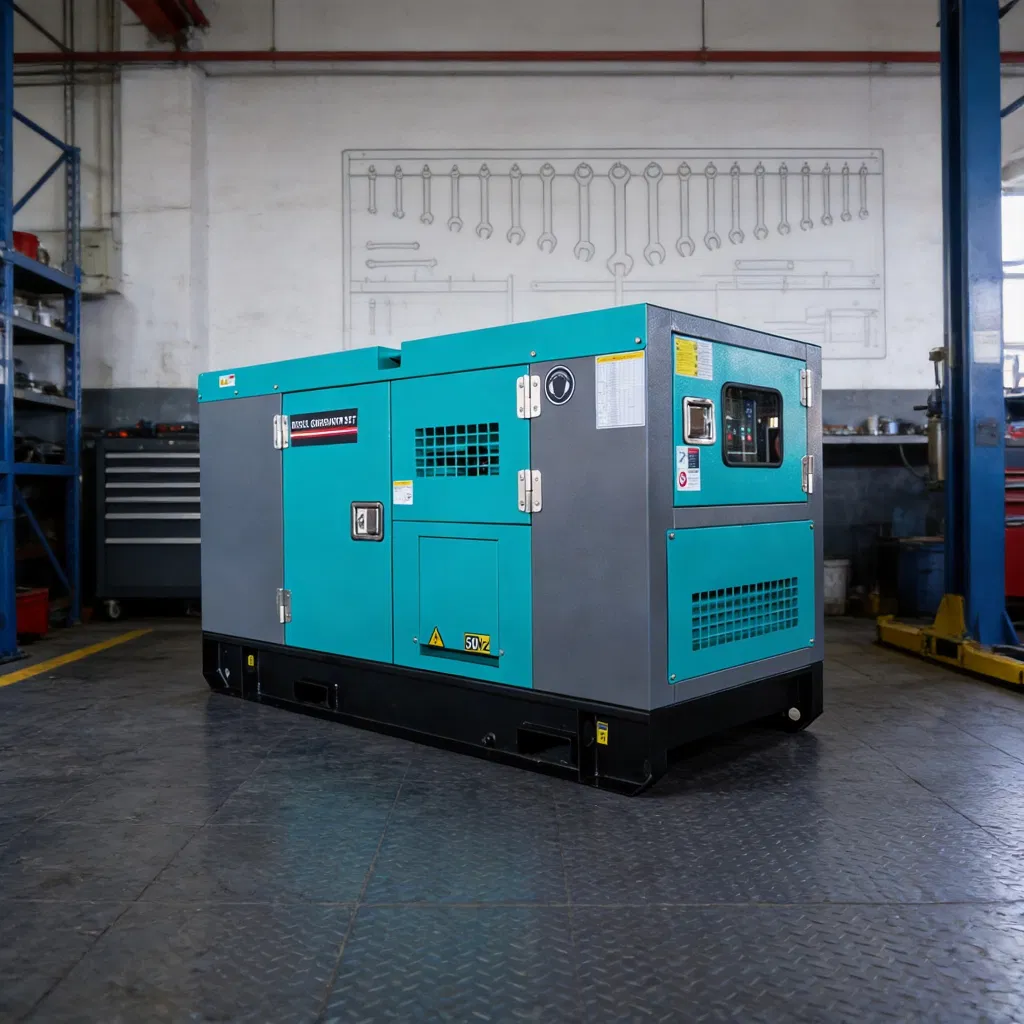 Gerador Diesel Silencioso 130kVA Sistema de Energia Pesada para Construção