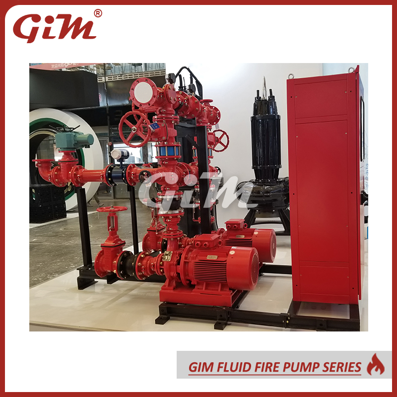 300-5000gpm Pacote Personalizável de Bomba de Incêndio Completo com Sistema de Bomba de Combate a Incêndios com Motor Diesel