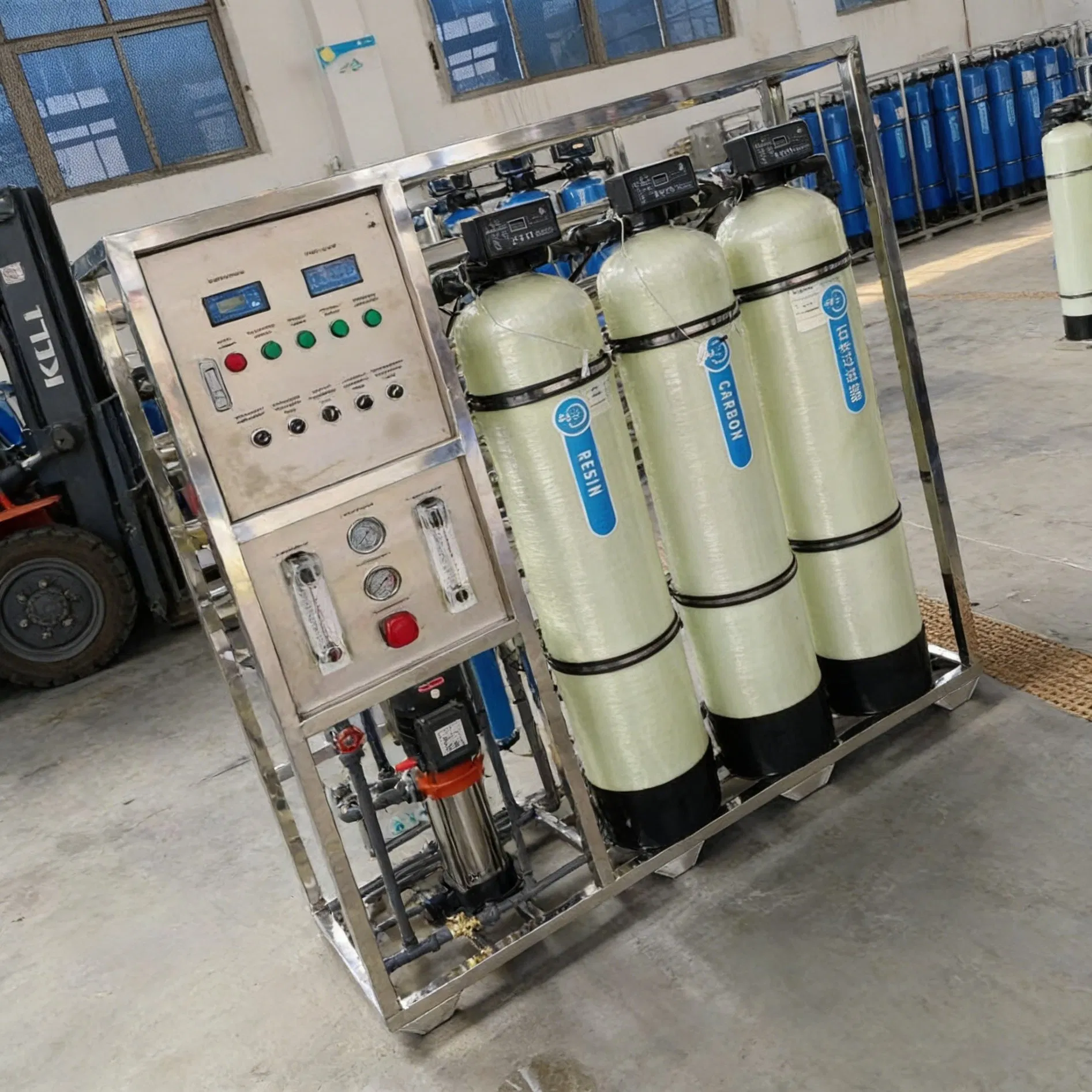 5m3/H Sistema de Purificação por Osmose Reversa de Longa Duração para Tratamento de Água Potável em Escritórios