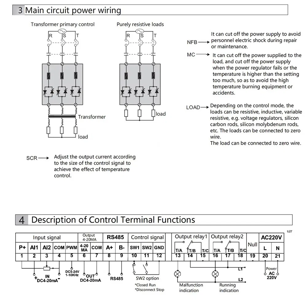 Sistema de Controle de Aquecedor SCR, Regulagem Precisa de Temperatura com PID e PLC para Aquecimento Industrial