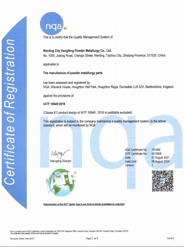 Certificação TS16949