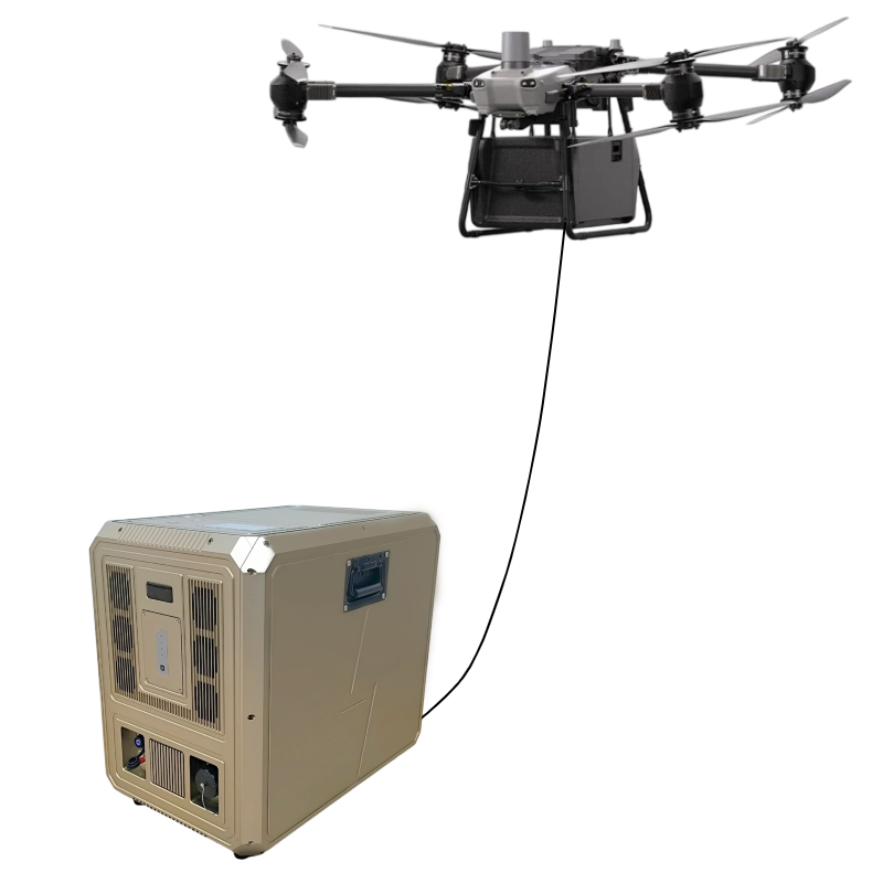 Acessórios para Drones 18kw Sistema de Energia Amarrado Compatível com Drones com Carga Útil de 90kg Suporte para Duração de Voo Superior a 24h