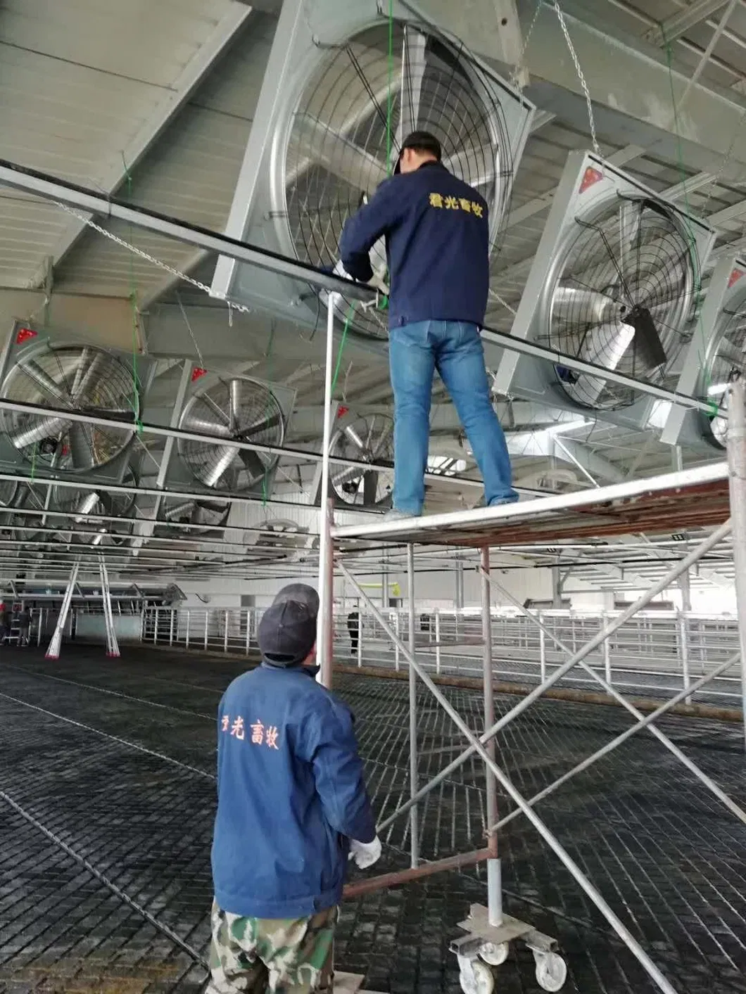 Detalhe do sistema de ventilação